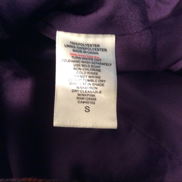 Women’s MinkPink jacket with faux fur collar. Womens size small - Picture 11 of 12